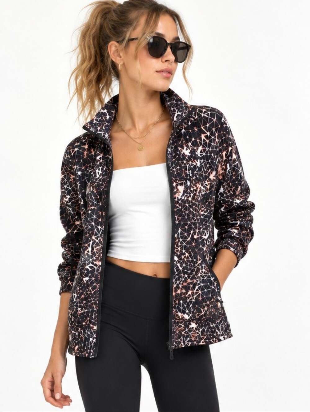 Lululemon Miss Misty II star crushed Reflective Vented Running jacket